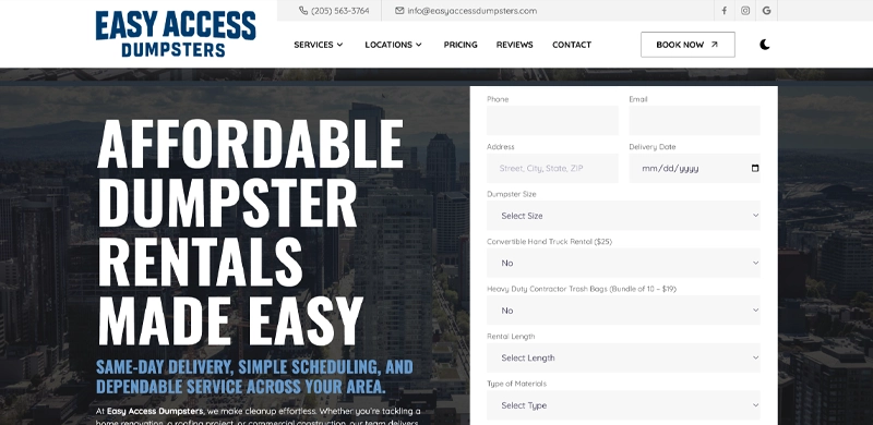 Easy Access Dumpsters